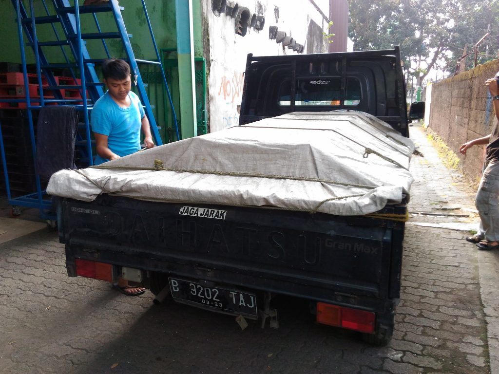 Pengiriman Rak Gudang Light Duty RR-36 Mobeng Jatibenig