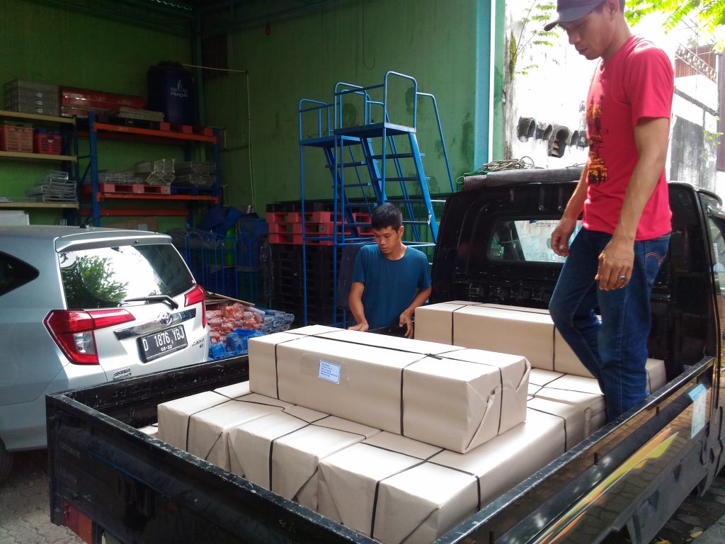 Pengiriman Rak Gudang Rekondisi Ke Lampung