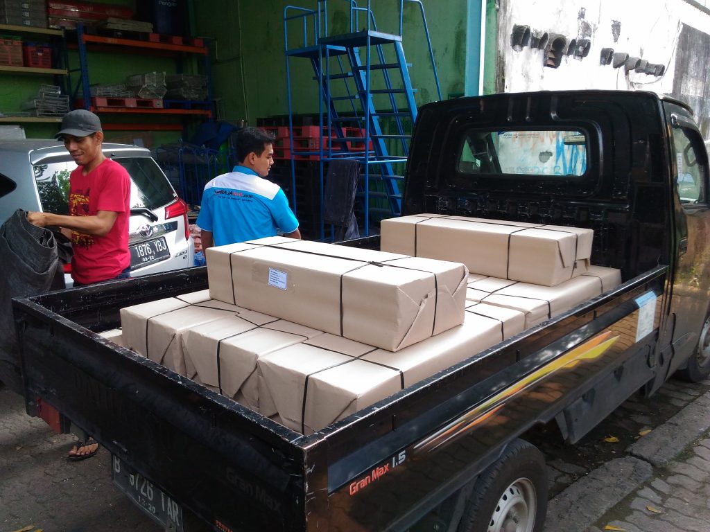 Pengiriman Rak Gudang Rekondisi Ke Lampung