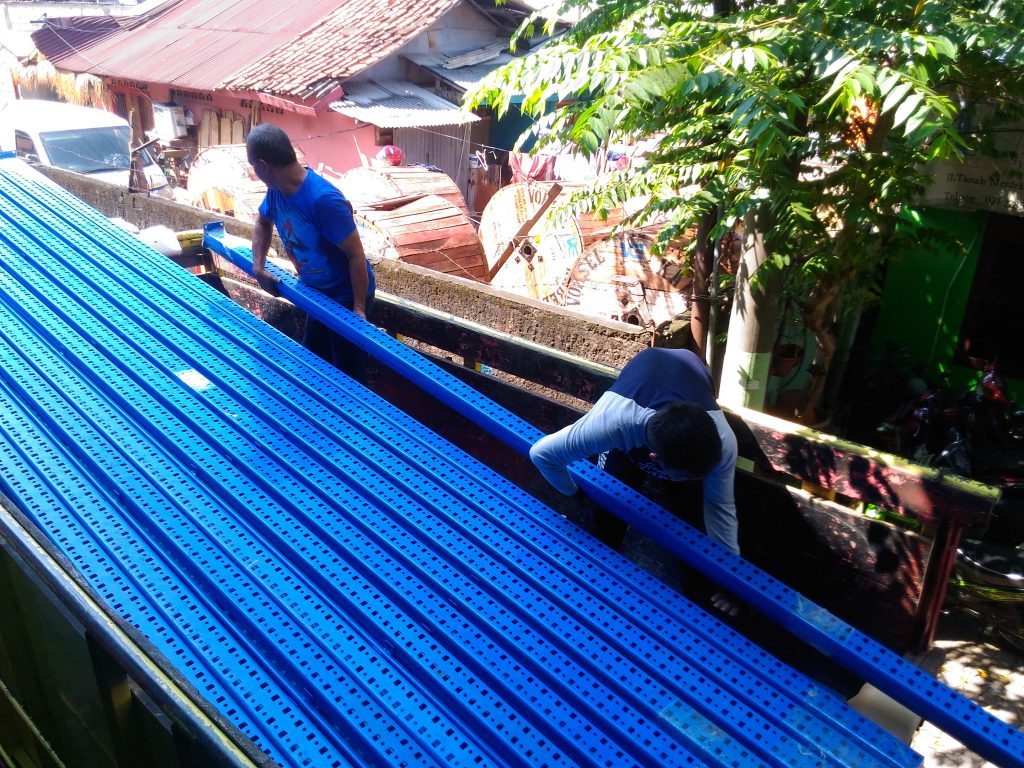Pengiriman Rak Gudang Heavy Duty Plus Support Bar ke Bekasi Jawa Barat