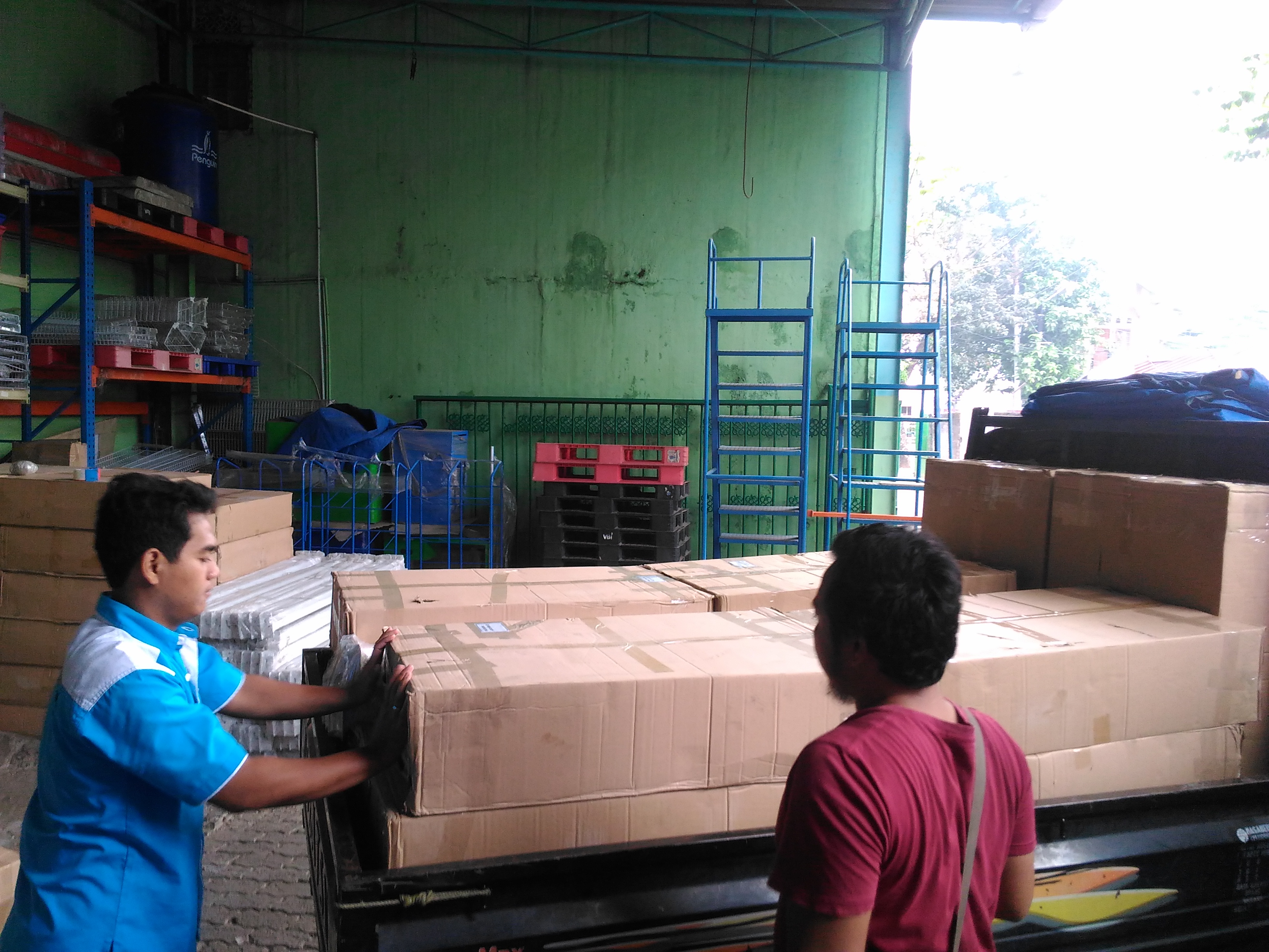 Pengiriman Rak Gudang Light Duty RR-36 ke Bengkulu