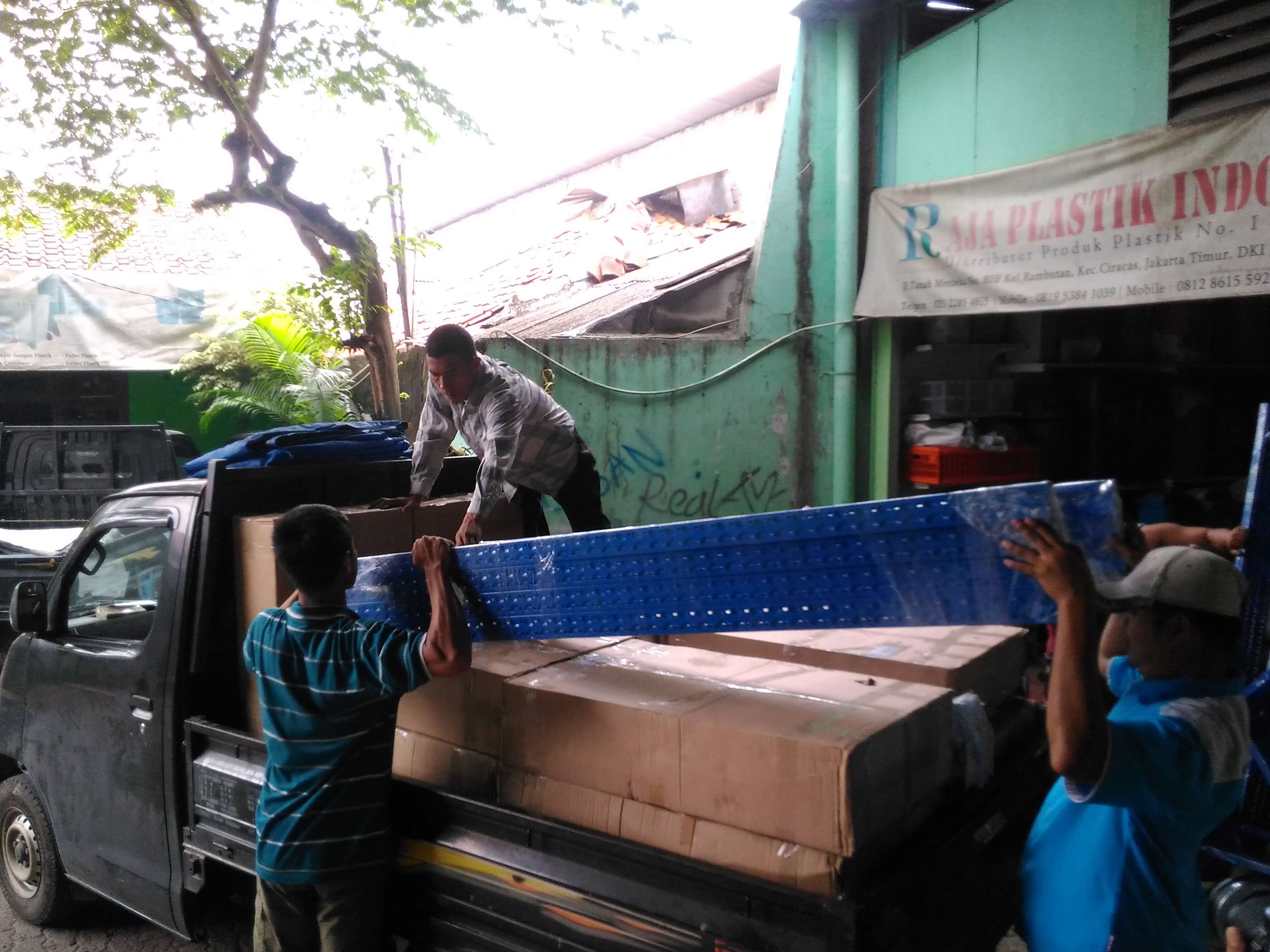 Pengiriman Rak Gudang Light Duty RR-36 ke Bengkulu