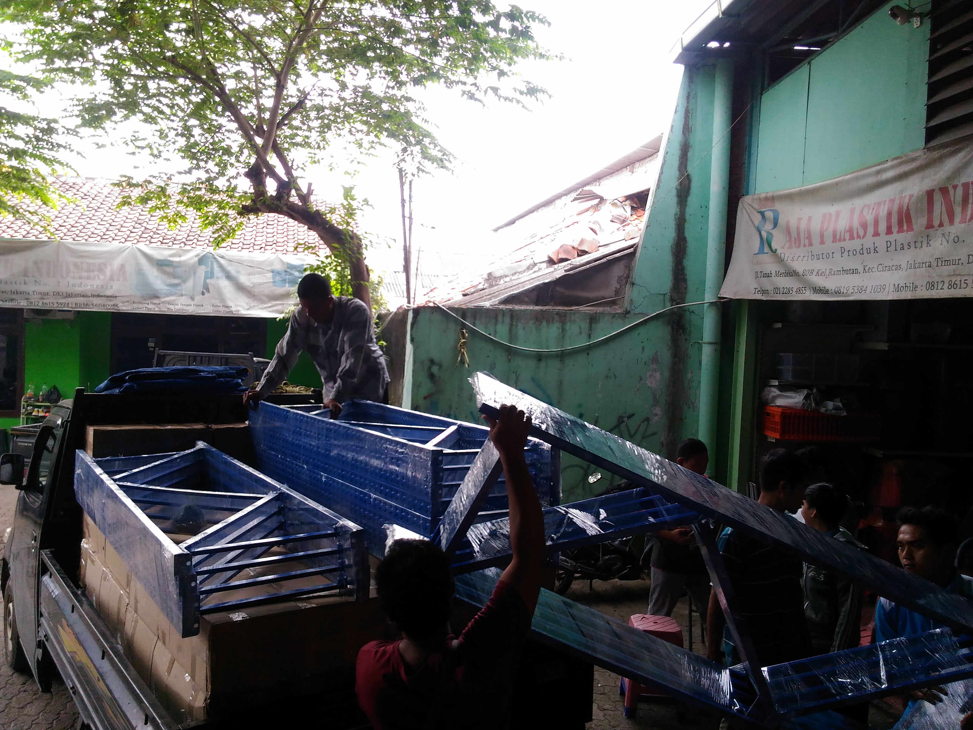 Pengiriman Rak Gudang Light Duty RR-36 ke Bengkulu