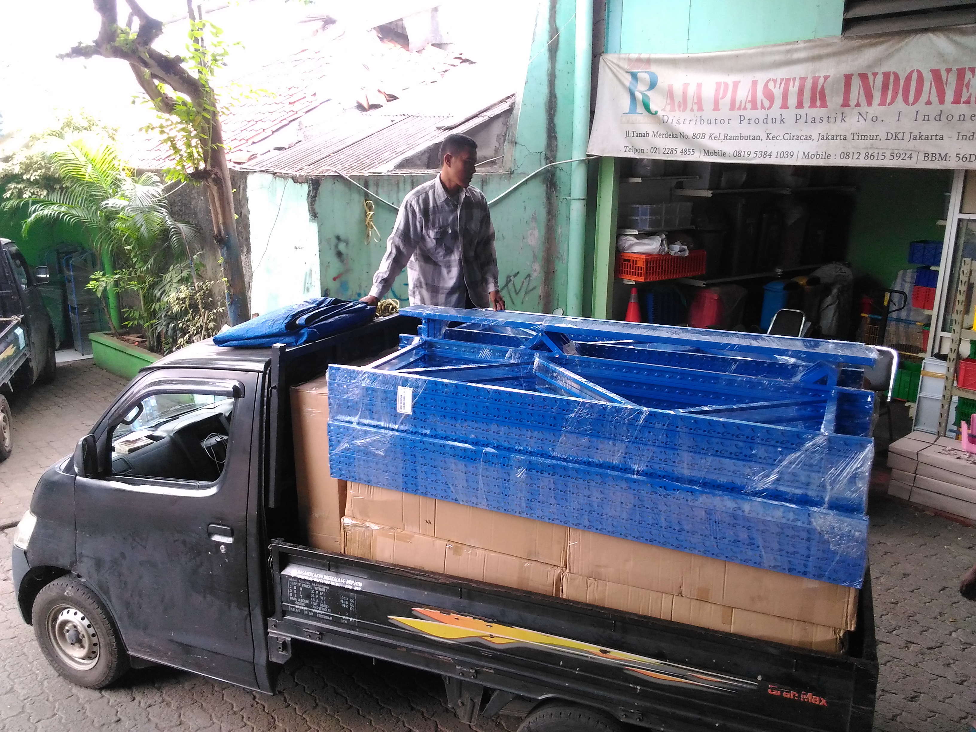 Pengiriman Rak Gudang Light Duty RR-36 ke Bengkulu