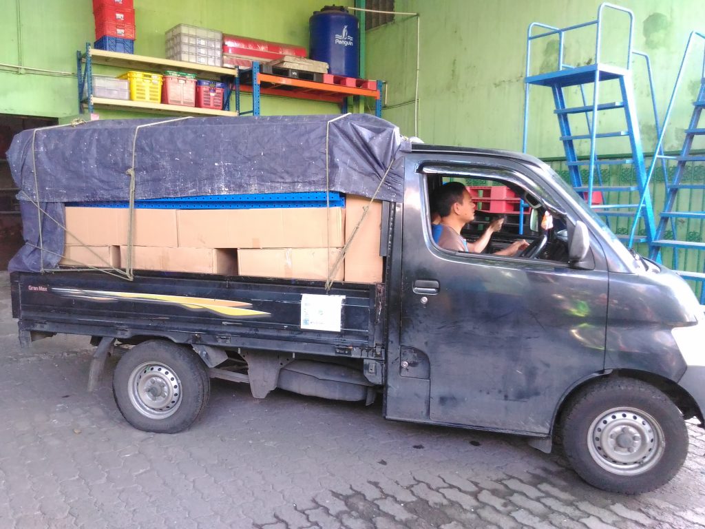 Pengiriman Rak Gudang Light Duty RR-36 ke Bekasi