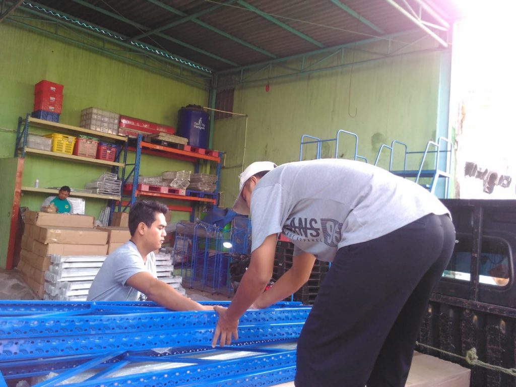 Pengiriman Rak Gudang Light Duty RR-36 ke Ancol Jakarta Utara