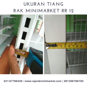 jual rak toko | rak gondola | rak display | Tipe RR12 | Raja Rak Minimarket