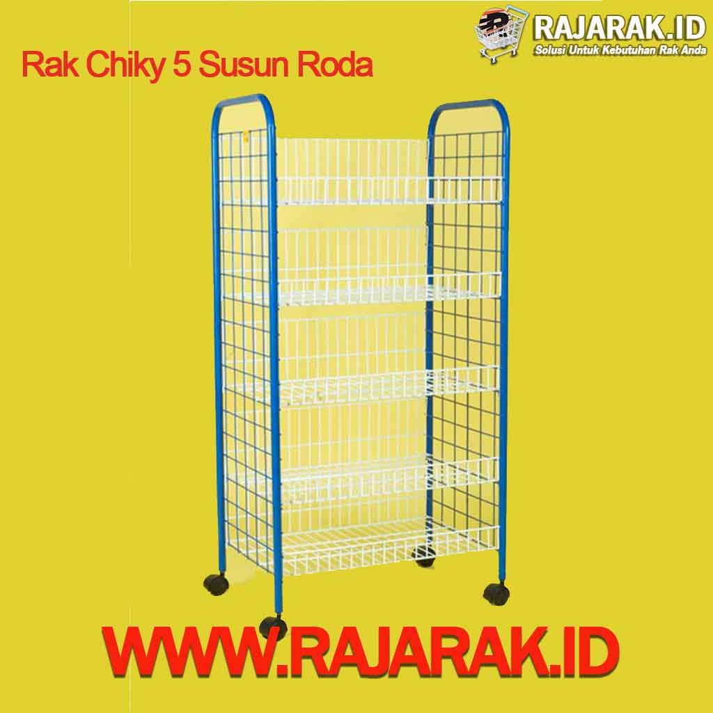Rak Chiky 5 Susun Roda