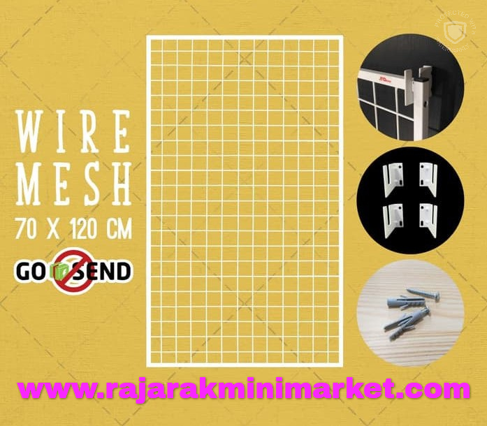 RAM BINGKAI WIREMESH 70x120 CM H5 WALL PUTIH